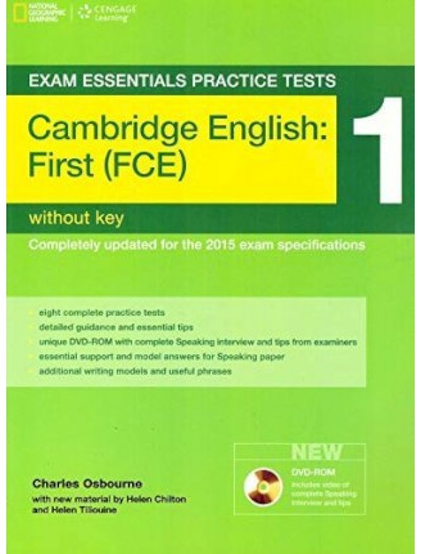 Exam Essentials: Cambridge First Practice Test 1 w/o key + DVD-ROM
