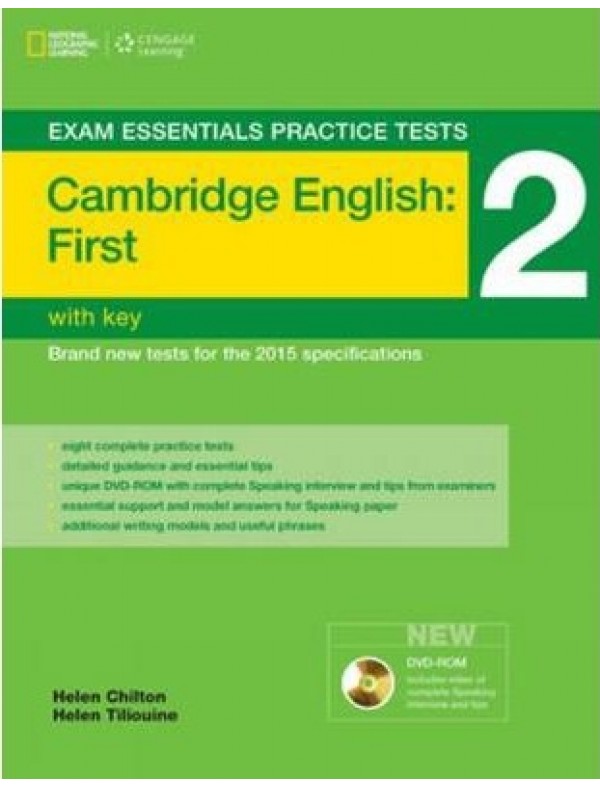 Exam Essentials: Cambridge First Practice Test 2 w/key + DVD-ROM