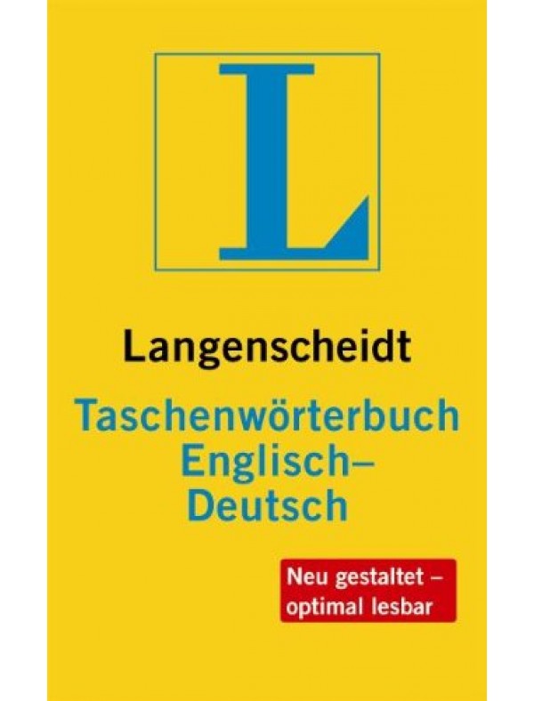 Langenscheidt Taschenwörterbuch Englisch: Englisch-Deutsch 