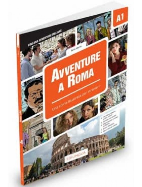 Avventure a Roma: Una storia illustrata per stranieri